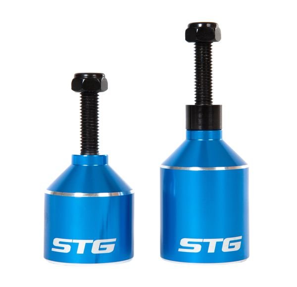 Пеги STG для трюкового самоката с осью, 36 мм, алюминий, синий, Х99074 шкурка stg для платформы трюкового самоката 105 472 мм синий х103620
