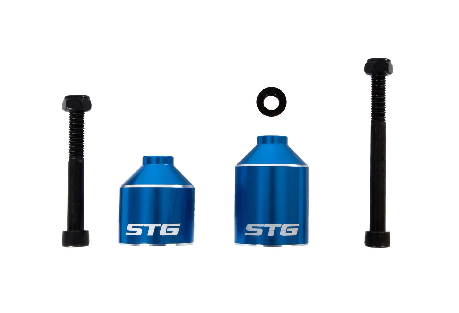 Пеги STG для трюкового самоката с осью, 36 мм, алюминий, синий, Х99074 купить на ЖДБЗ.ру - фотография № 3