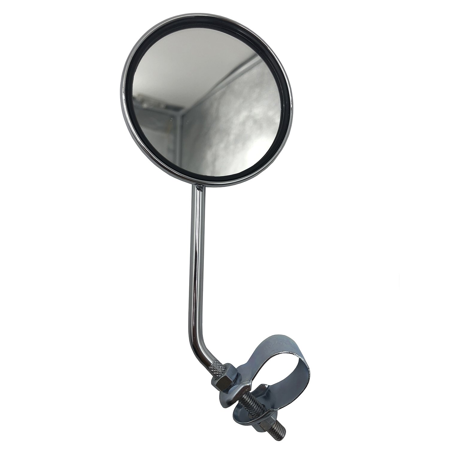 Зеркало Multibrand, круглое с катафотами, серое, CL-101 зеркало телескопическое foxweld диаметр 50 мм 5401