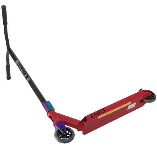 фото Самокат novatrack pixel pro bl, 110 мм, красный, 110a.pixel.rd20