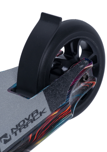 фото Самокат novatrack pixel bl, 110 мм, мультицвет, 110a.pixel.mc20