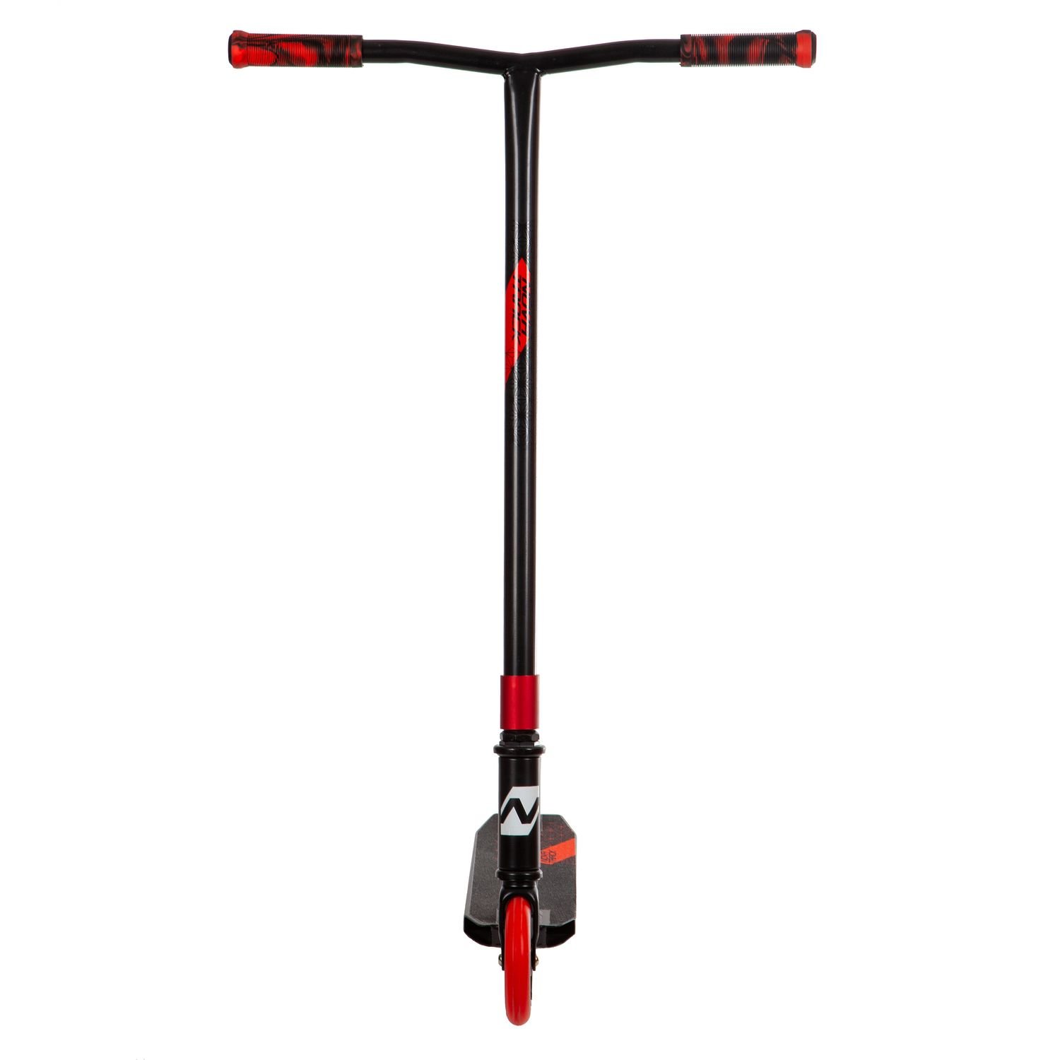 фото Самокат для детей novatrack pixel bl, 120 мм, черный/красный, 120a.pixel.brd21