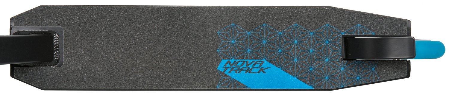 фото Самокат для детей novatrack replay bl, 120 мм, черный/синий, 120a.replay.bbl20