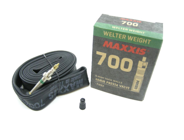 Камера велосипедная MAXXIS WELTER WEIGHT, 700X33/50C, 33/50-622, 0.8 мм, LFVSEP48 (B-C), EIB00137300 камера maxxis welter weight 29x1 9 2 35 ниппель schrader автониппель ib96822500