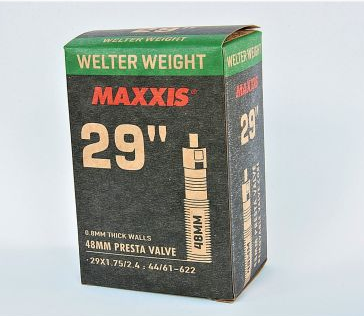 Камера велосипедная MAXXIS WELTER WEIGHT, 29"X1.75/2.4, 44/61-622, 0.8 мм, LFVSEP48 (B-C), EIB001406 купить на ЖДБЗ.ру