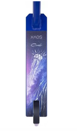 фото Самокат трюковый xaos comet, 110 мм, blue, ут-00018549