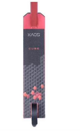 фото Самокат трюковый xaos cube, 110 мм, red, ут-00018552