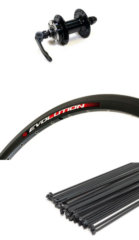 

Колесо ALEXRIMS, 29", обод AlexRims EVOLUTION, переднее, под дисковый тормоз, эксцентрик, чёрный, J20SR_29"_12481