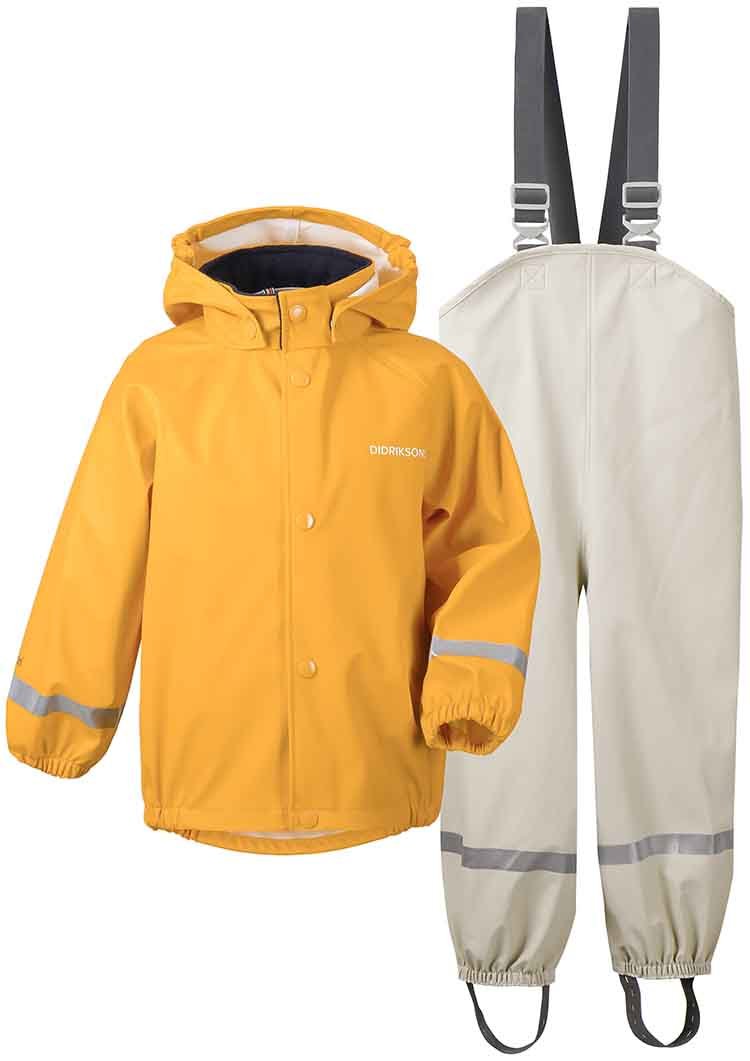 Костюм детский Didriksons SLASKEMAN KIDS SET желтый цитрус 503732 Размер 110 4860₽