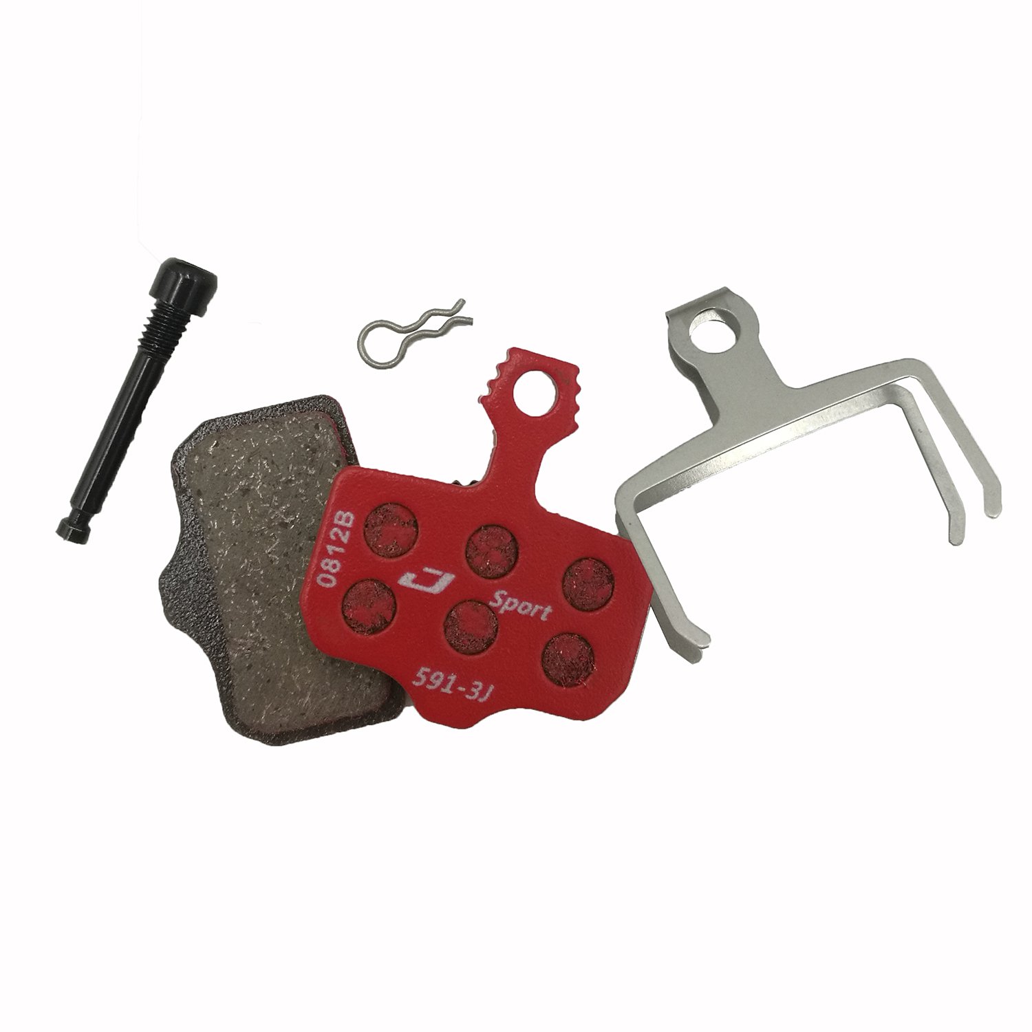 

Тормозные колодки Jagwire Mountain Sport Disc Pad Avid Elixir CR [25], красный, BWD1002
