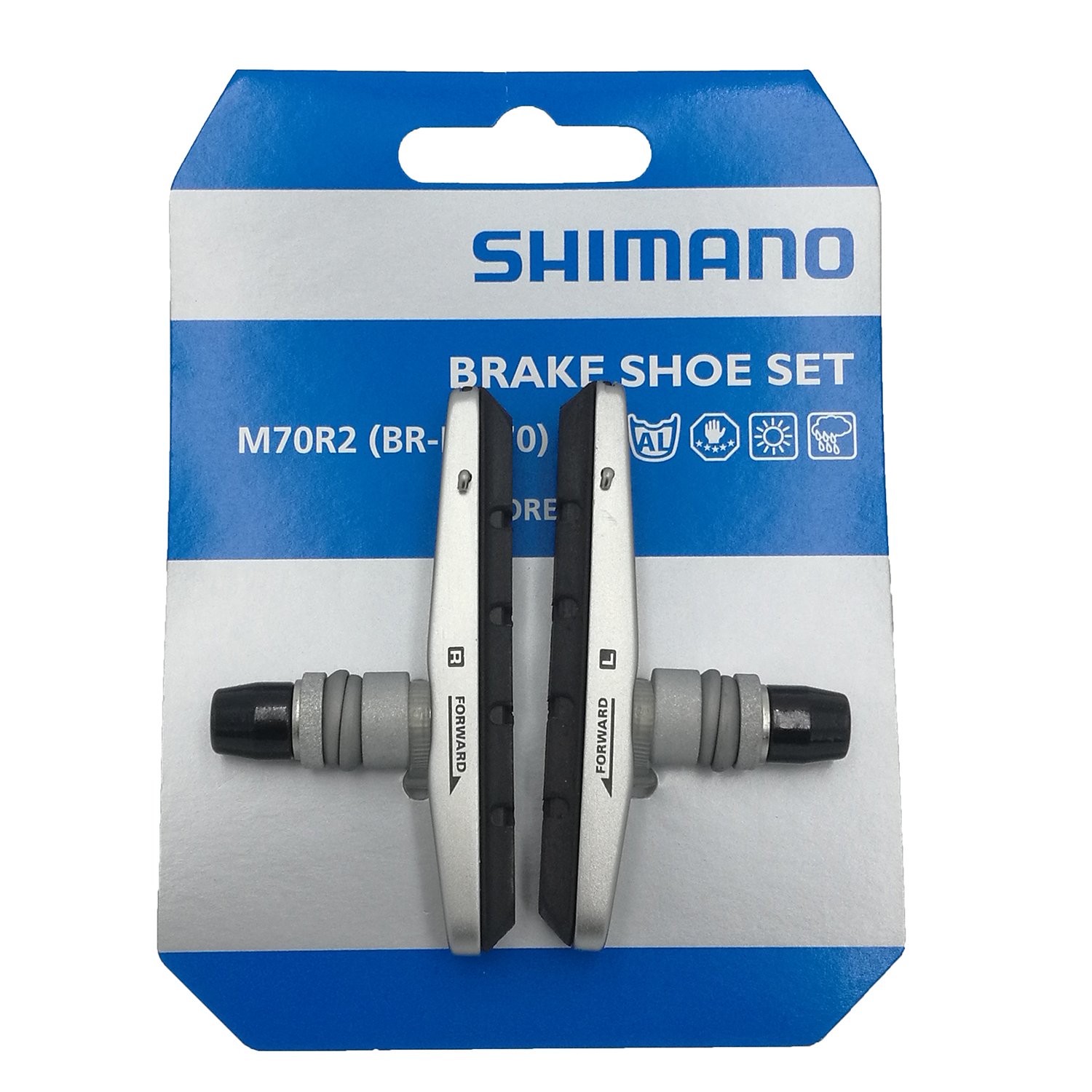 Тормозные колодки SHIMANO для v-brake M70R2, картриджные комплект к br-m770 Y8EM9802A комплект оборудования falcon eyes bloggerkit 06 mic для видеосъёмки