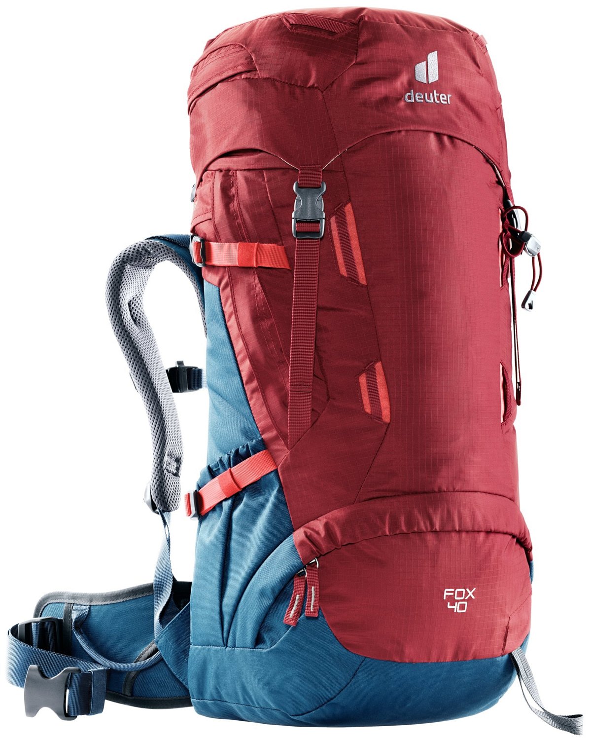 Рюкзак туристический Deuter Fox, детский, 40 л, Cranberry/Steel, 2021, 3611221_5316 bestway рюкзак horizon s edge 30 л