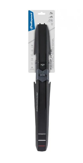 фото Крылья велосипедные polisport "mississipi junior 20/24", комплект, black, pls8621300005