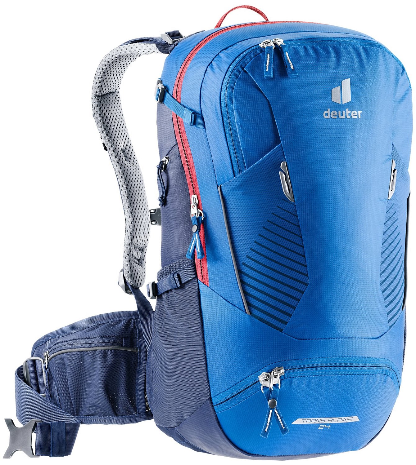 Велорюкзак Deuter Trans Alpine, 24 л, Lapis/Navy, 2021, 3200021_1316 велорюкзак deuter trans alpine 30 л curry ivy 2020 3205220 9203