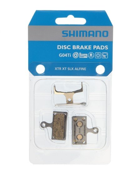 

Колодки тормозные SHIMANO K04Ti, для дисковых тормозов, металл, c шплинтом, 1 пара, Y8LW98010