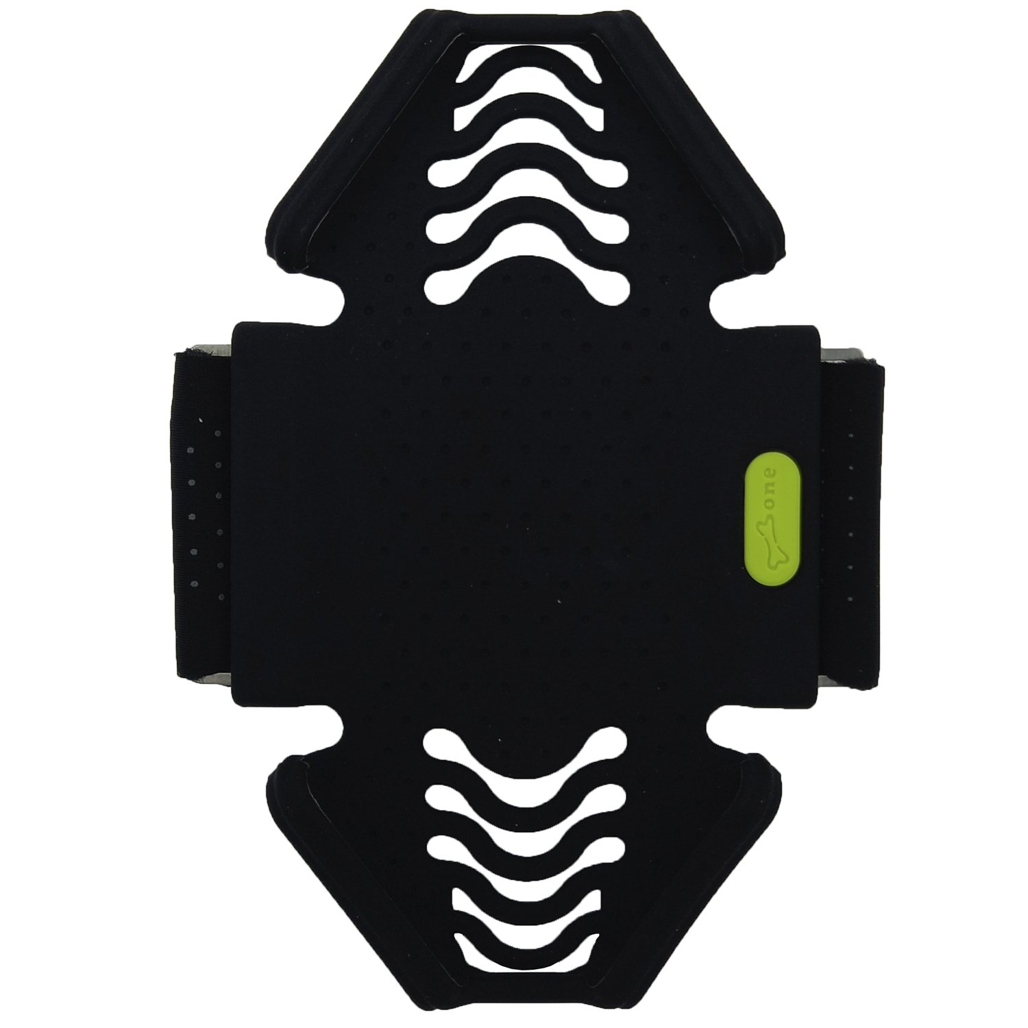 фото Держатель для смартфона bone collection run tie, силикон, на руку, l, 4.0'-6.5', черный, 07-185020