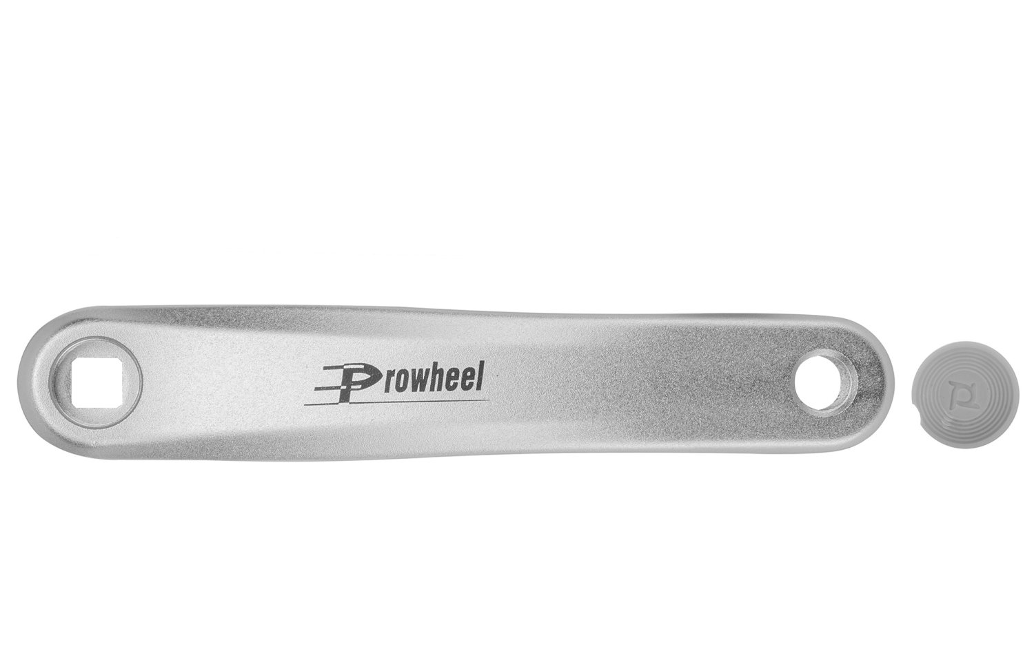 Левые шатуны Шатун велосипедный Prowheel C00Q, левый, алюминий, 175 мм, под квадрат, серебристый, 580080