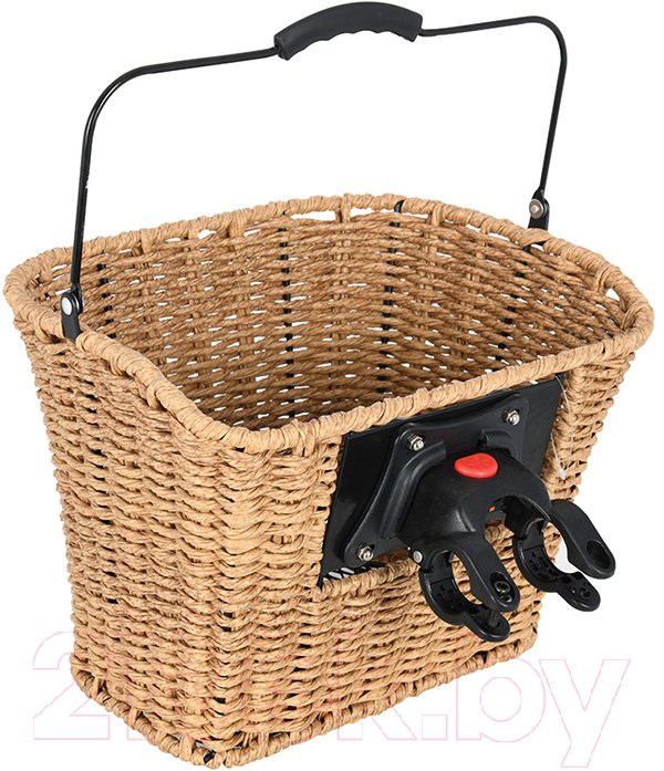 фото Корзина велосипедная oxford magdalen rattan front, передняя, bk160