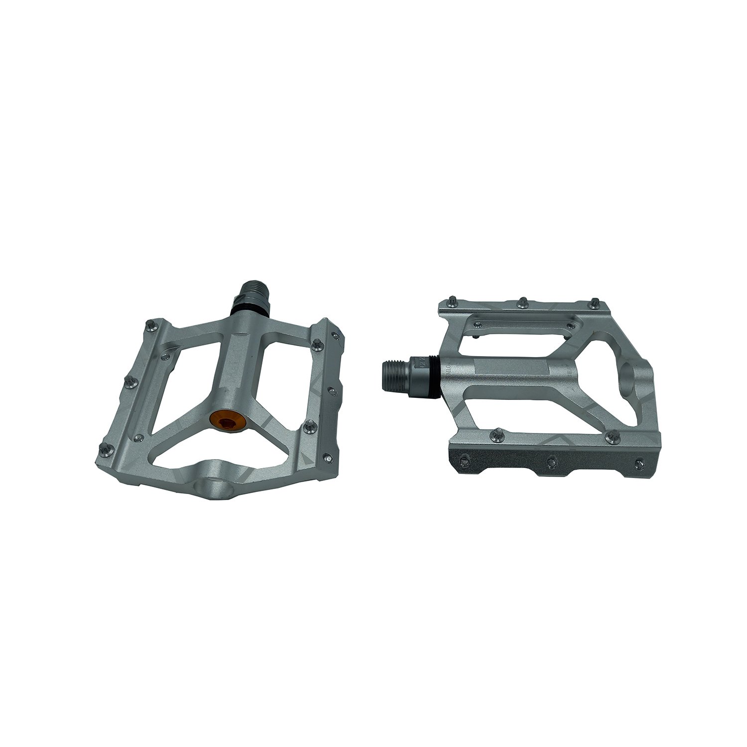 фото Педали алюминиевые malage cnc, 90х94х11мм, ось crmo, 3 подшипника, сменные шипы, вес 288г/пара, mlg-ck563
