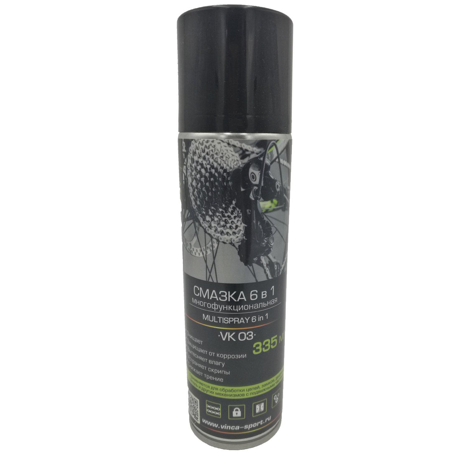 

Смазка Vinca Sport, 6 в 1, аэрозоль, 335 мл, VK 03