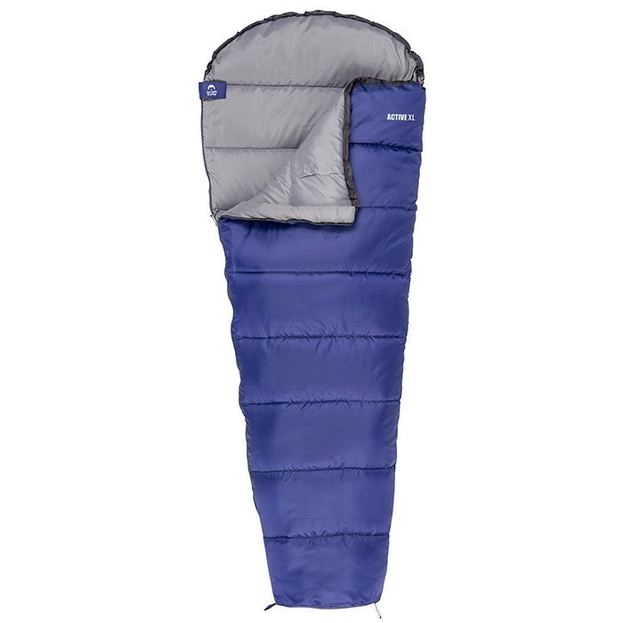 Спальный мешок Jungle Camp Active, серый/синий, 70943 купить на ЖДБЗ.ру - фотография № 3