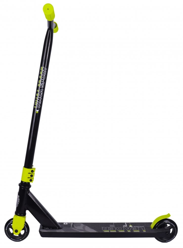 

Самокат Vinca Sport, трюковый, 100 мм, ABEC 9, 495*95 мм, алюминий, лайм, VSP 17 Leader Lime, Жёлтый