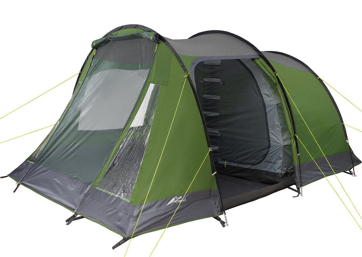 Палатка TREK PLANET Ankona Lux 4, зеленый, 20229