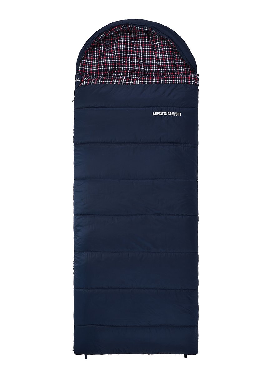 Спальный мешок TREK PLANET Belfast XL Comfort, с правой молнией, черный, 70394-R купить на ЖДБЗ.ру - фотография № 5