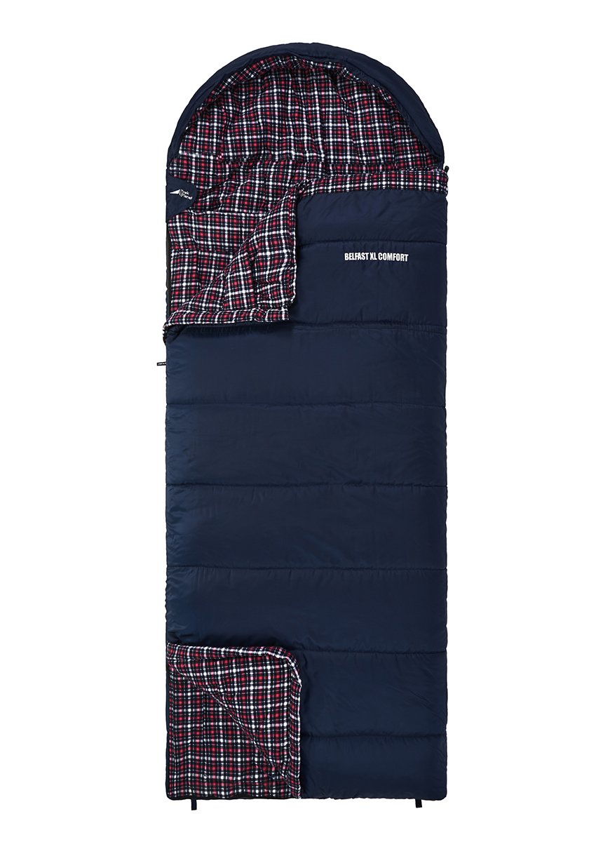 Спальный мешок TREK PLANET Belfast XL Comfort, с правой молнией, черный, 70394-R купить на ЖДБЗ.ру - фотография № 3