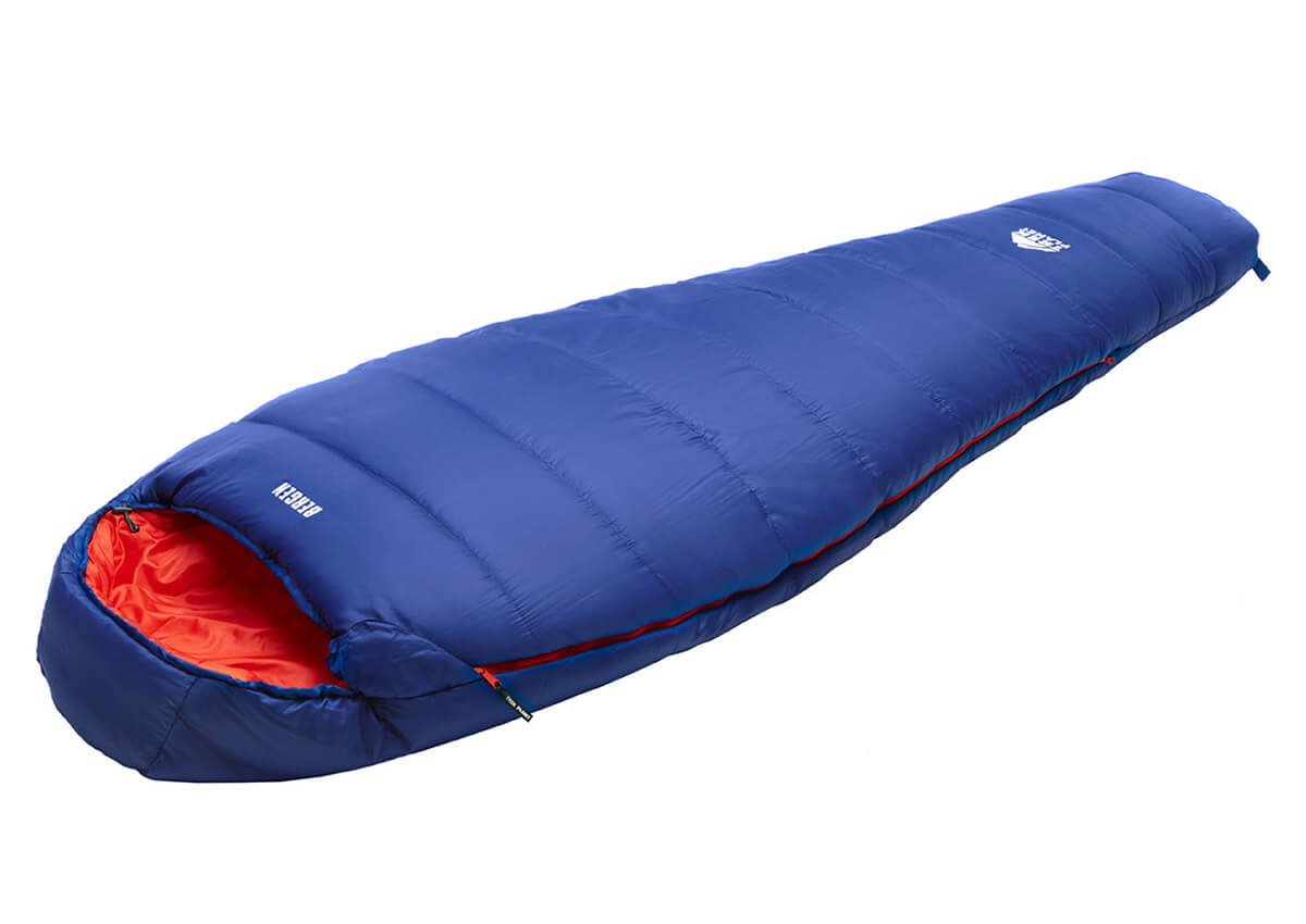 Спальный мешок TREK PLANET Bergen, с левой молнией, синий, 70355-L купить на ЖДБЗ.ру - фотография № 3