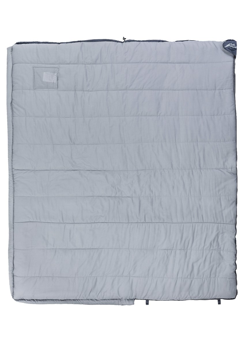 Спальный мешок TREK PLANET Bristol, с левой молнией, синий, 70371-L купить на ЖДБЗ.ру - фотография № 4