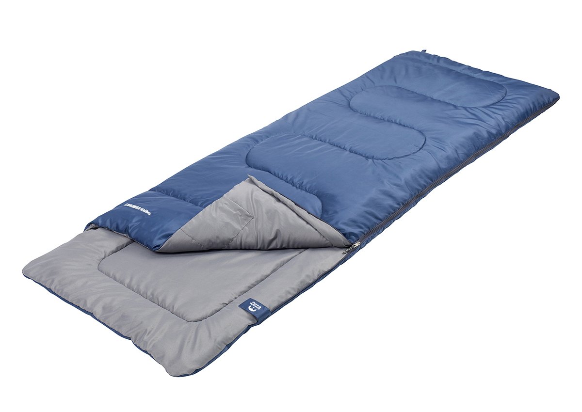 Спальный мешок Jungle Camp Camper Comfort, синий, 70933 спальный мешок jungle camp traveller comfort xl камуфляж 70978