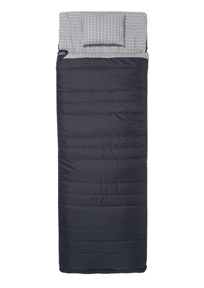 Спальный мешок с подушкой TREK PLANET Celtic Comfort, с правой молнией, антрацит, 70377-R купить на ЖДБЗ.ру - фотография № 3
