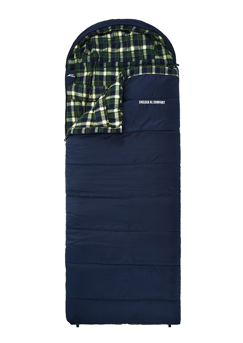 Спальный мешок TREK PLANET Chelsea XL Comfort, с левой молнией, синий, 70395-L купить на ЖДБЗ.ру - фотография № 10
