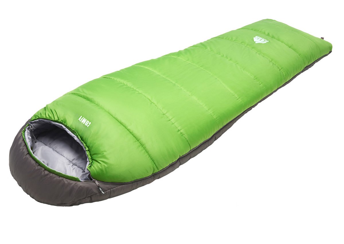 Спальный мешок TREK PLANET Comfy, с правой молнией, зеленый, 70364-R купить на ЖДБЗ.ру - фотография № 4