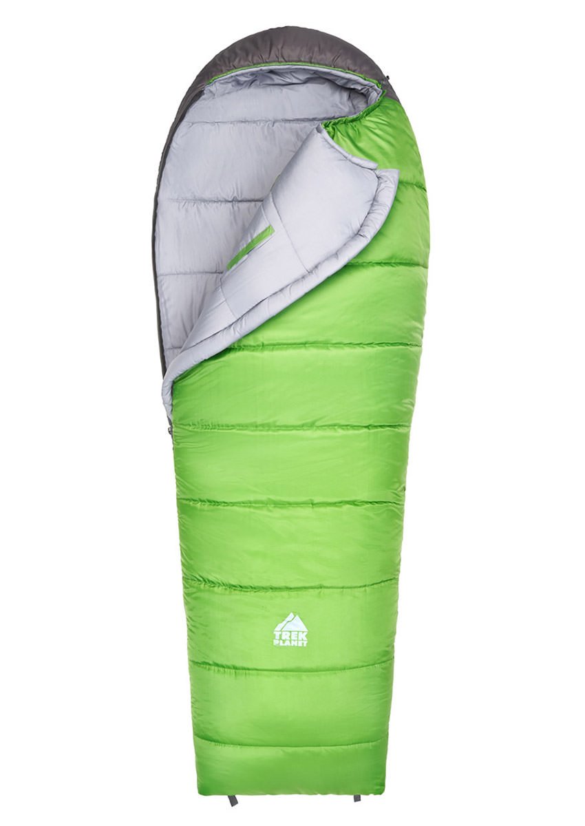 Спальный мешок TREK PLANET Comfy, с правой молнией, зеленый, 70364-R купить на ЖДБЗ.ру - фотография № 5