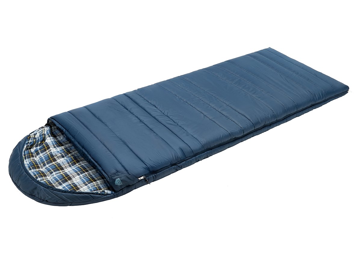 Спальный мешок TREK PLANET Douglas Wide Comfort, с левой молнией, синий, 70393-L купить на ЖДБЗ.ру - фотография № 3