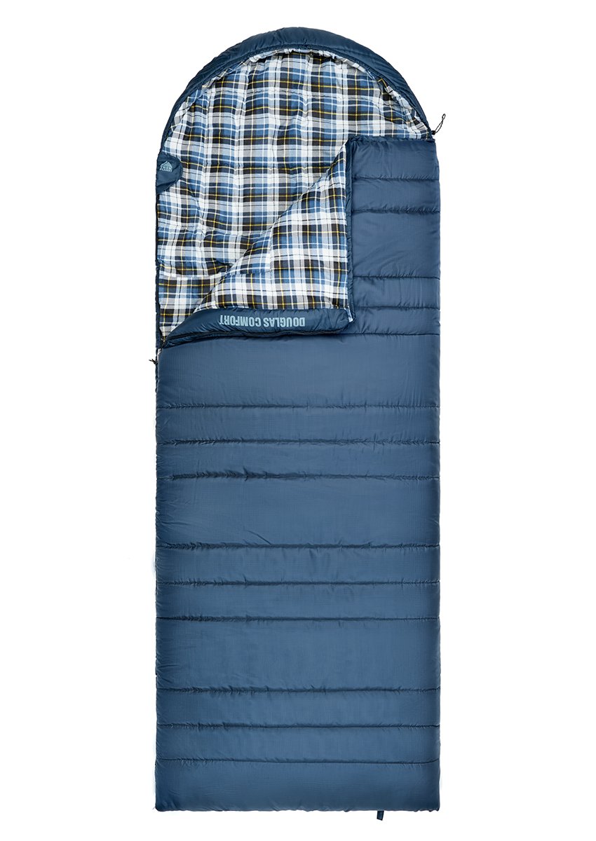 Спальный мешок TREK PLANET Douglas Wide Comfort, с левой молнией, синий, 70393-L купить на ЖДБЗ.ру - фотография № 2