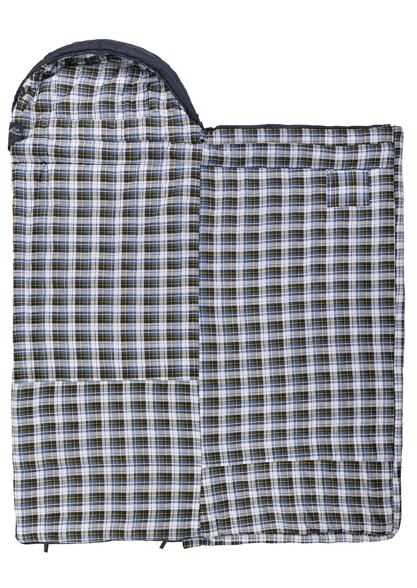 Спальный мешок TREK PLANET Douglas Wide Comfort, с левой молнией, синий, 70393-L купить на ЖДБЗ.ру - фотография № 4