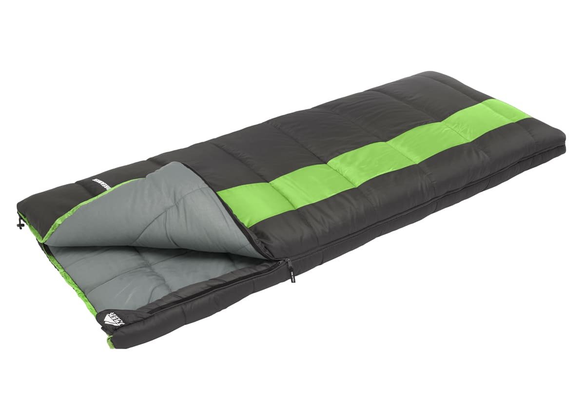 Спальный мешок TREK PLANET Dreamer, с левой молнией, серый/зеленый, 70386-L