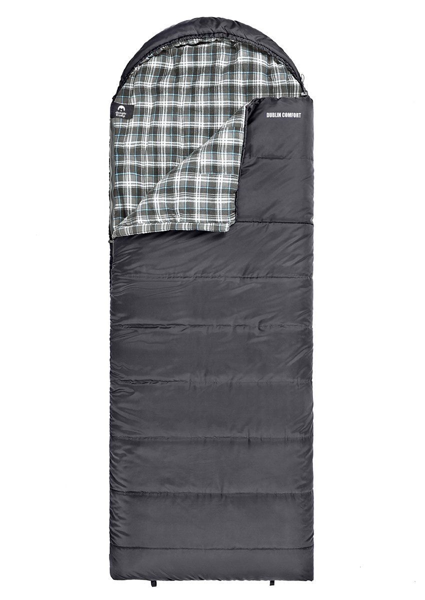 Спальный мешок JUNGLE CAMP Dublin Comfort, серый, 70957 купить на ЖДБЗ.ру - фотография № 6