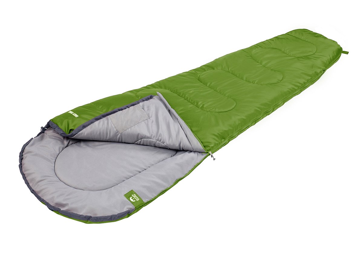 Спальный мешок Jungle Camp Easy Trek, зеленый, 70942 палатка jungle camp vermont 3 зеленый 70825