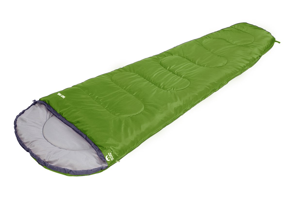 Спальный мешок Jungle Camp Easy Trek, зеленый, 70942 купить на ЖДБЗ.ру - фотография № 4