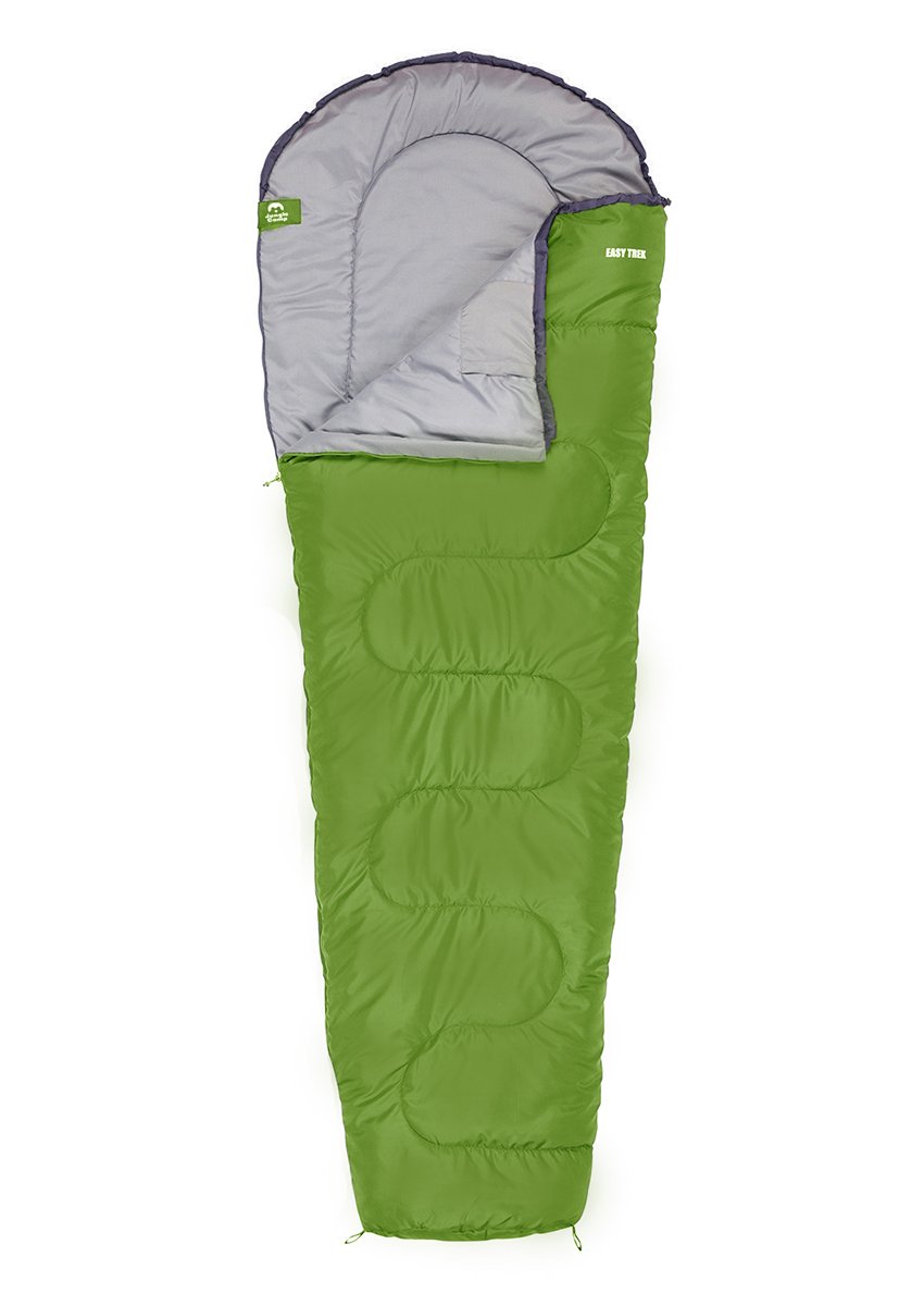 Спальный мешок Jungle Camp Easy Trek, зеленый, 70942 купить на ЖДБЗ.ру - фотография № 5