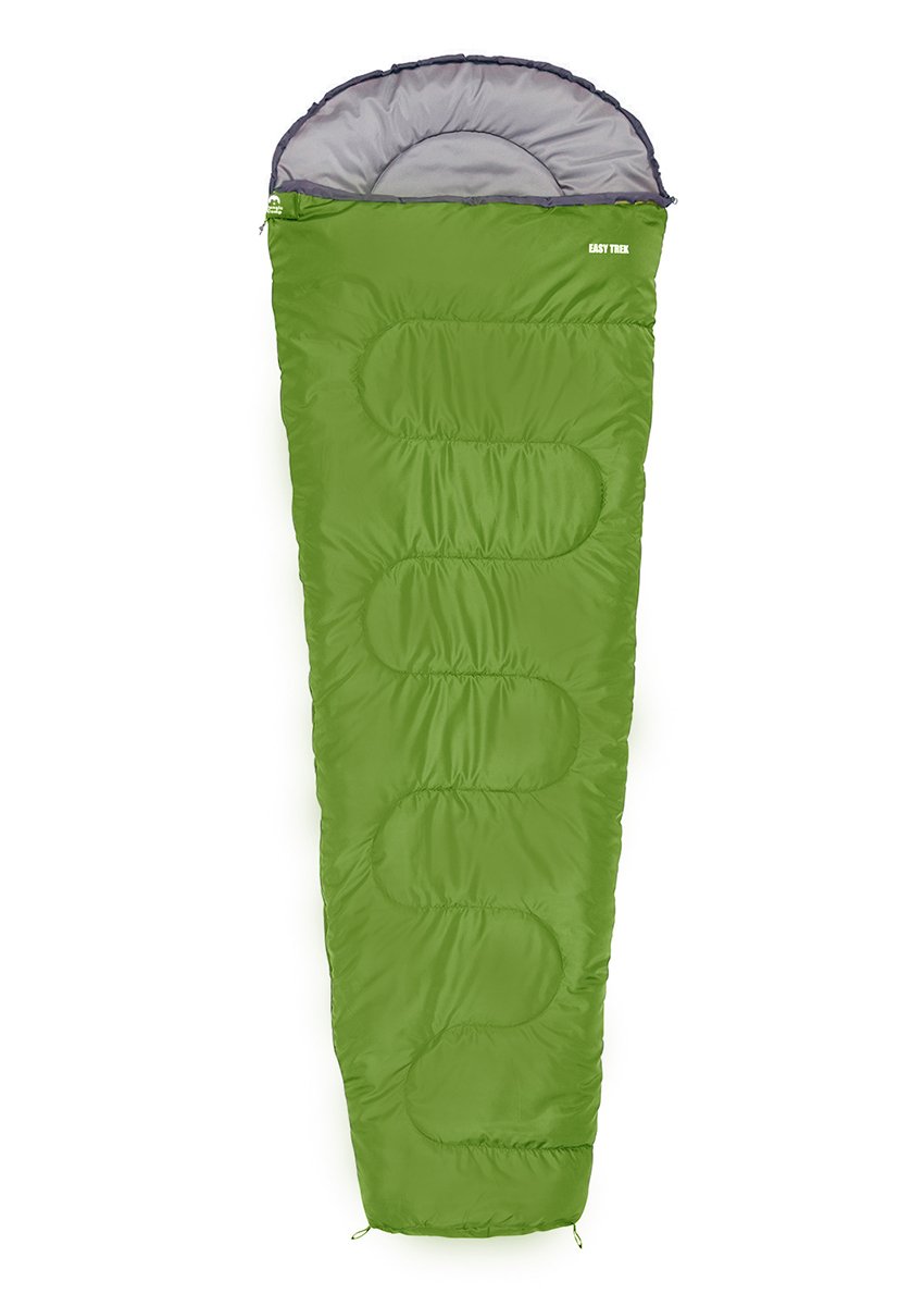 Спальный мешок Jungle Camp Easy Trek, зеленый, 70942 купить на ЖДБЗ.ру - фотография № 3