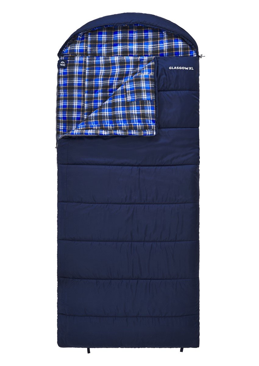 Спальный мешок Jungle Camp Glasgow XL, синий, 70955 купить на ЖДБЗ.ру - фотография № 4