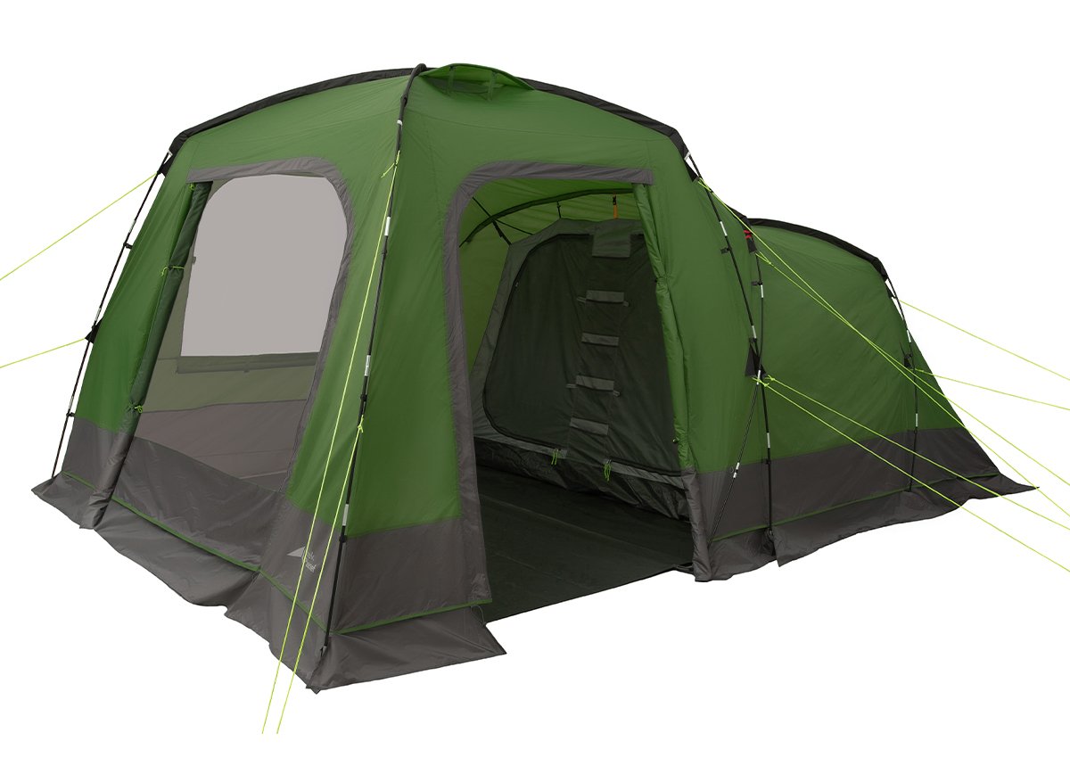 Палатка TREK PLANET Lugano 4, зеленый, 70226 тент trek planet weekend tent серый темно серый 70219