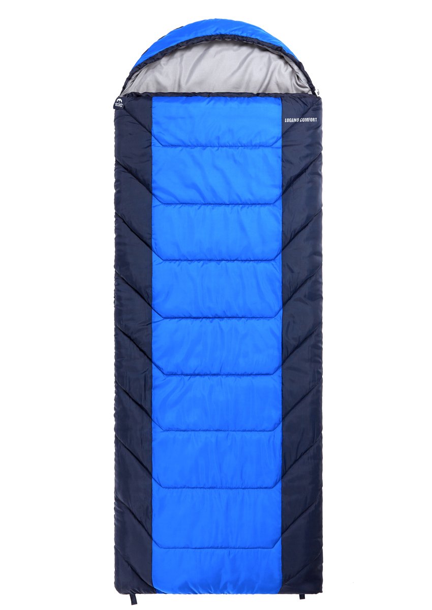 Спальный мешок JUNGLE CAMP Lugano Comfort, синий, 70956 купить на ЖДБЗ.ру - фотография № 3