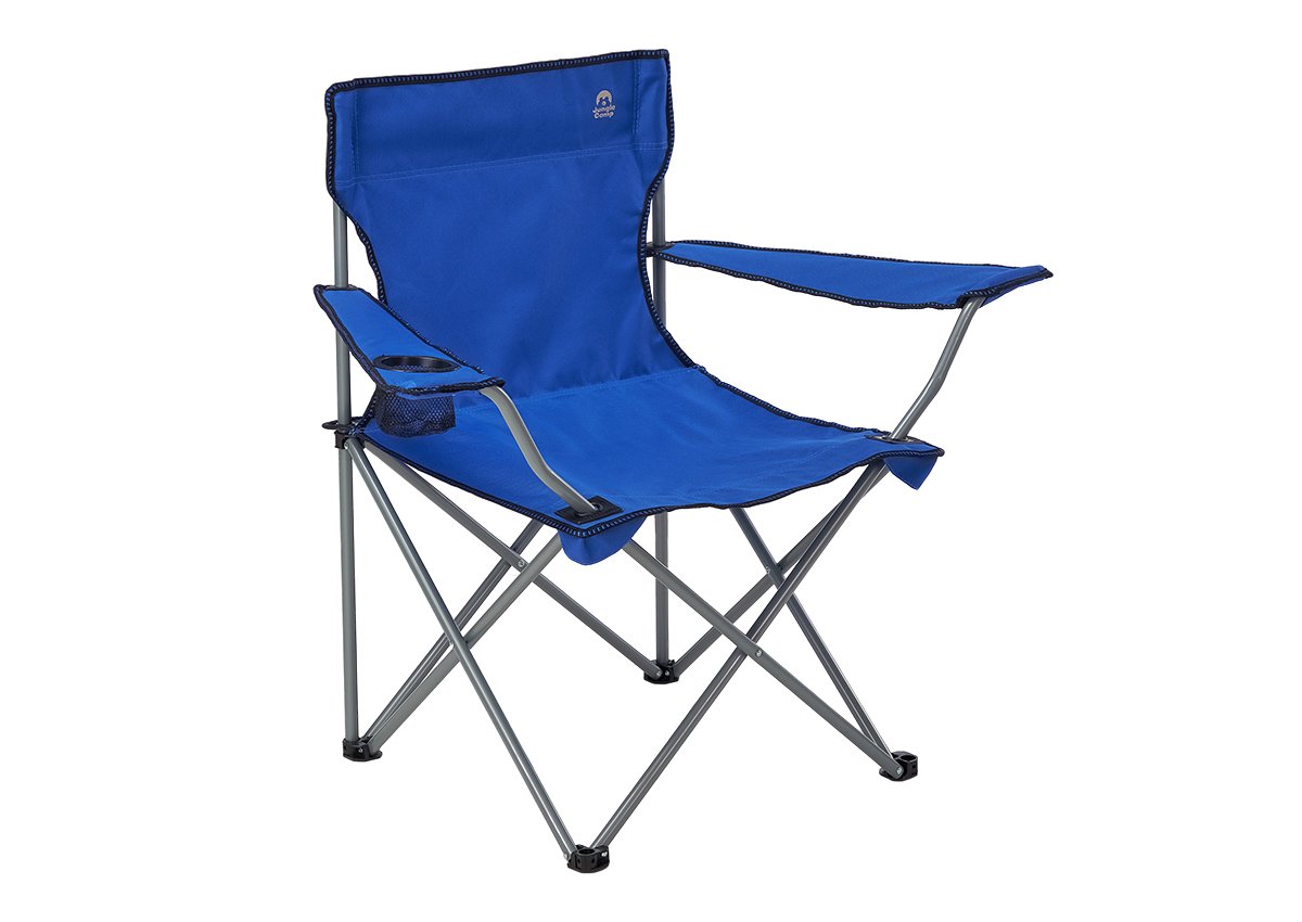 Кресло JUNGLE CAMP RANGER Blue, складное, blue, 70712 кресло шезлонг складное 75x59x109 см песочный
