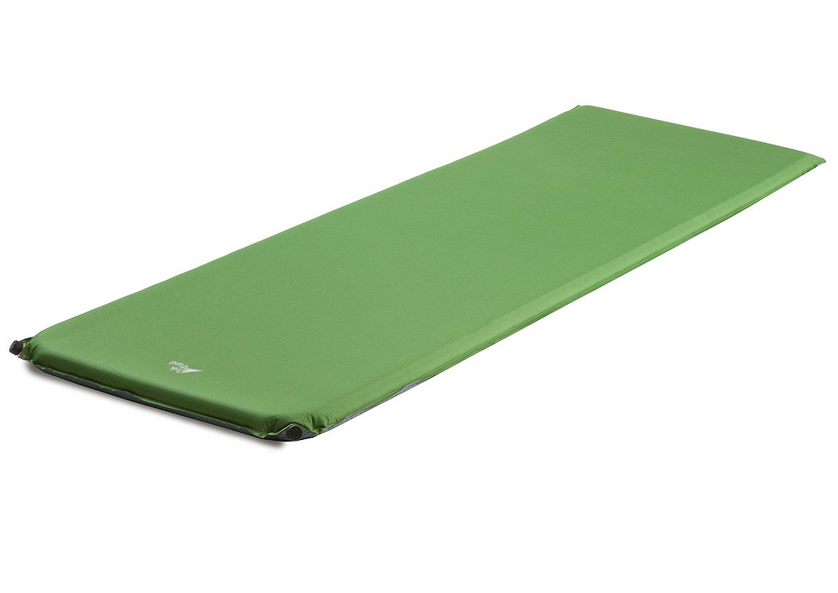 Коврик TREK PLANET Relax 50, самонадувающийся, зеленый, 70430 коврик противоскользящий ladо́m 50×80 см полиэстер ворс 1 3 см плотность 1000 г м2 мятный
